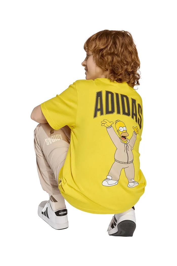 Παιδικό βαμβακερό μπλουζάκι adidas JM0818