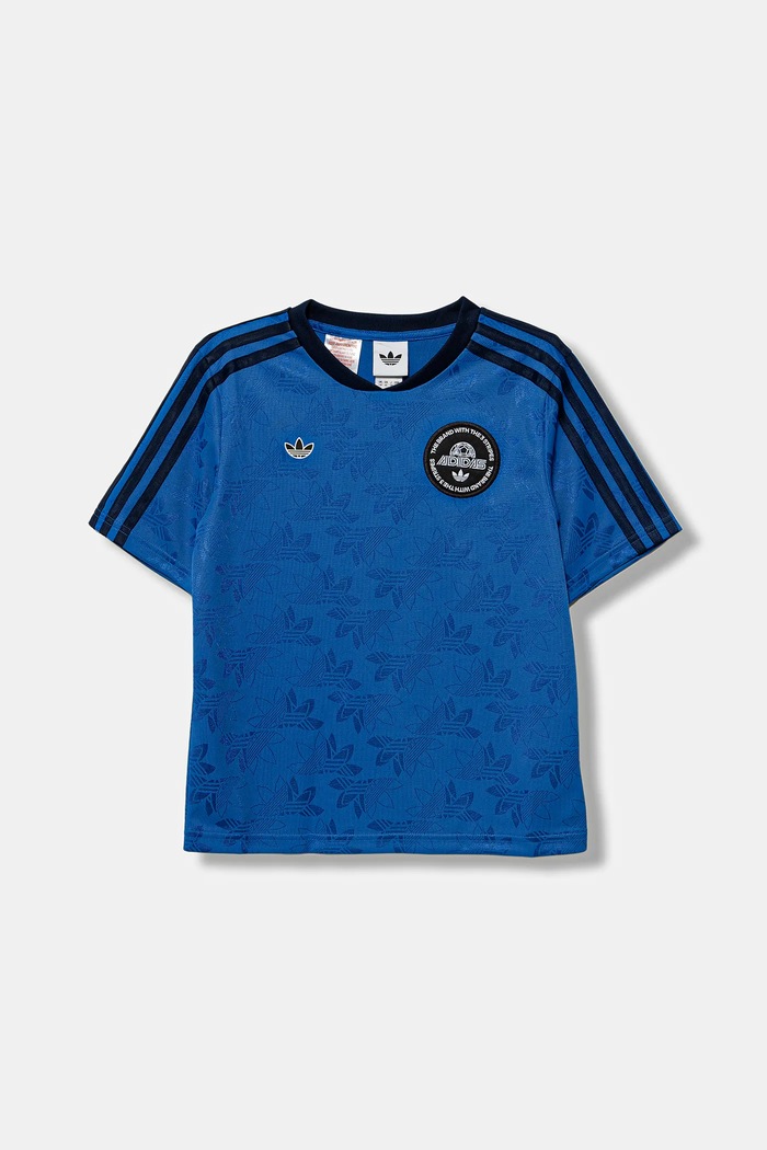 Dětské tričko adidas Originals JV7681 modrá AW25