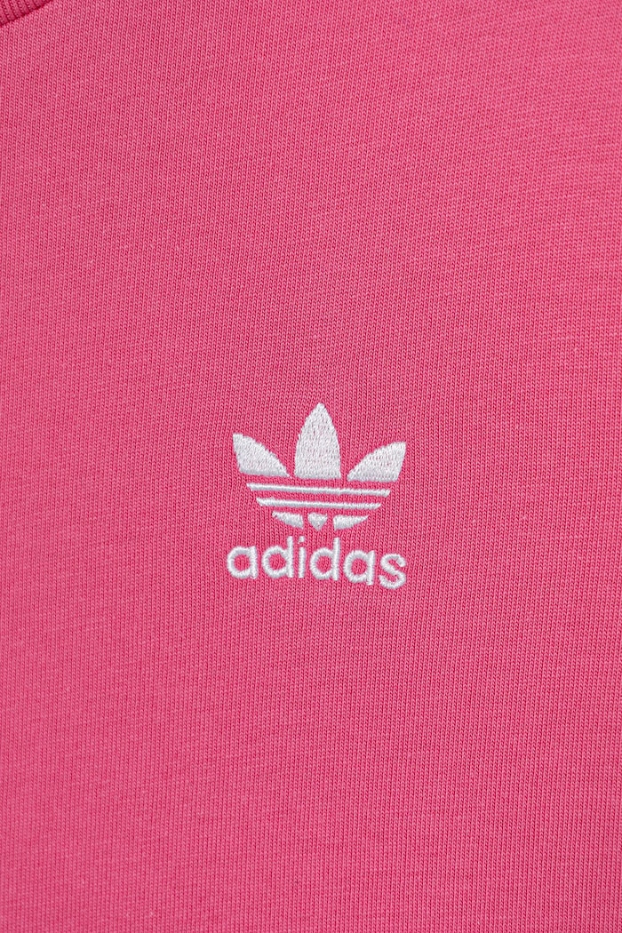 Detské bavlnené tričko adidas Originals ružová JY4986