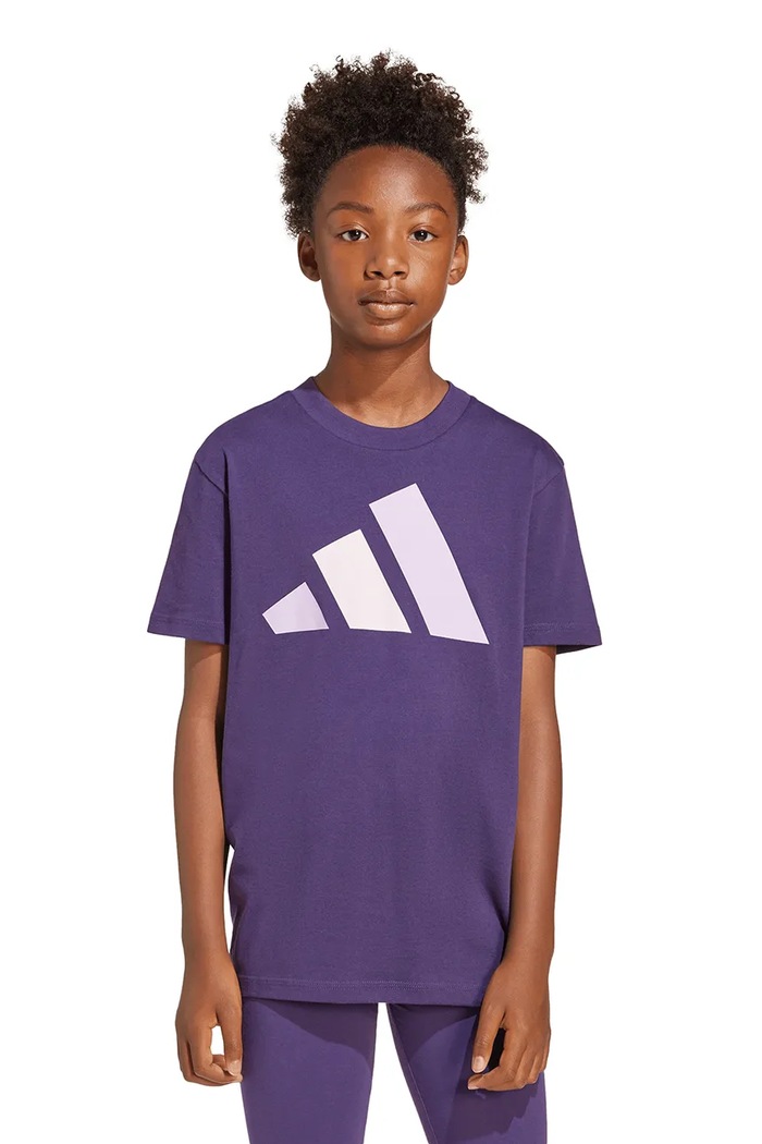 Παιδικό βαμβακερό μπλουζάκι adidas JY0300