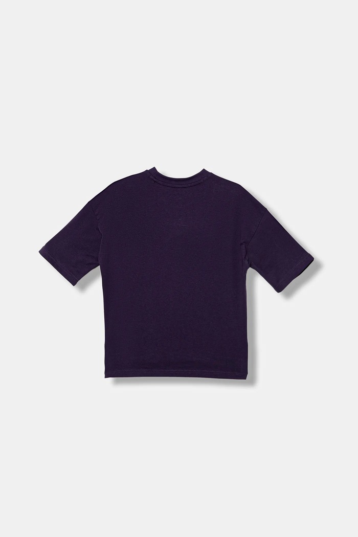 Chłopiec adidas Originals t-shirt bawełniany dziecięcy JY6421 fioletowy