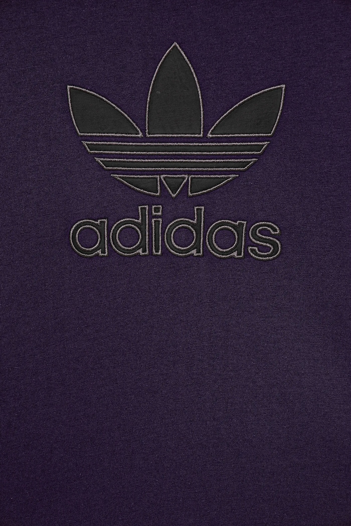 adidas Originals t-shirt bawełniany dziecięcy fioletowy JY6421