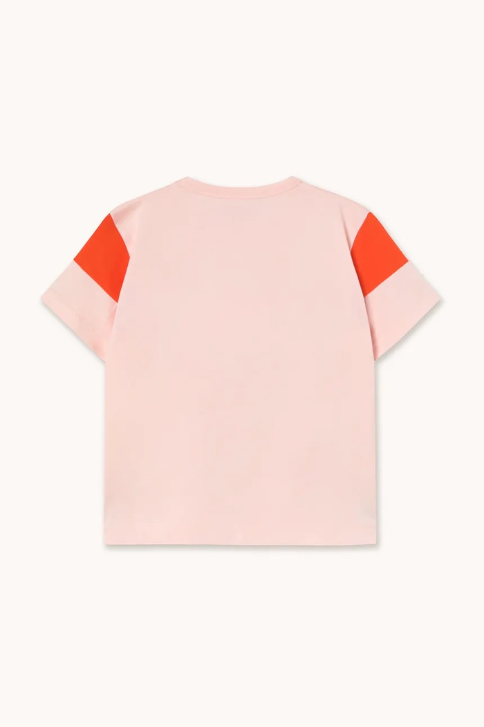 Băieți Tinycottons tricou de bumbac pentru copii TINY COLOR BLOCK TEE AW25.264 roz