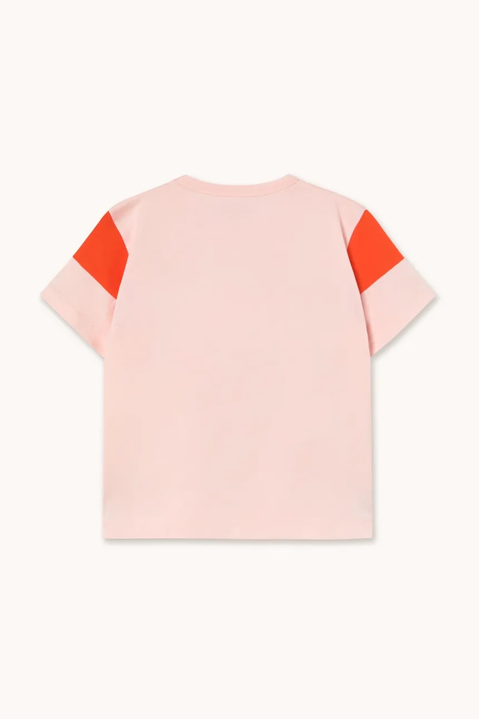 Băieți Tinycottons tricou de bumbac pentru copii TINY COLOR BLOCK TEE AW25.264 roz