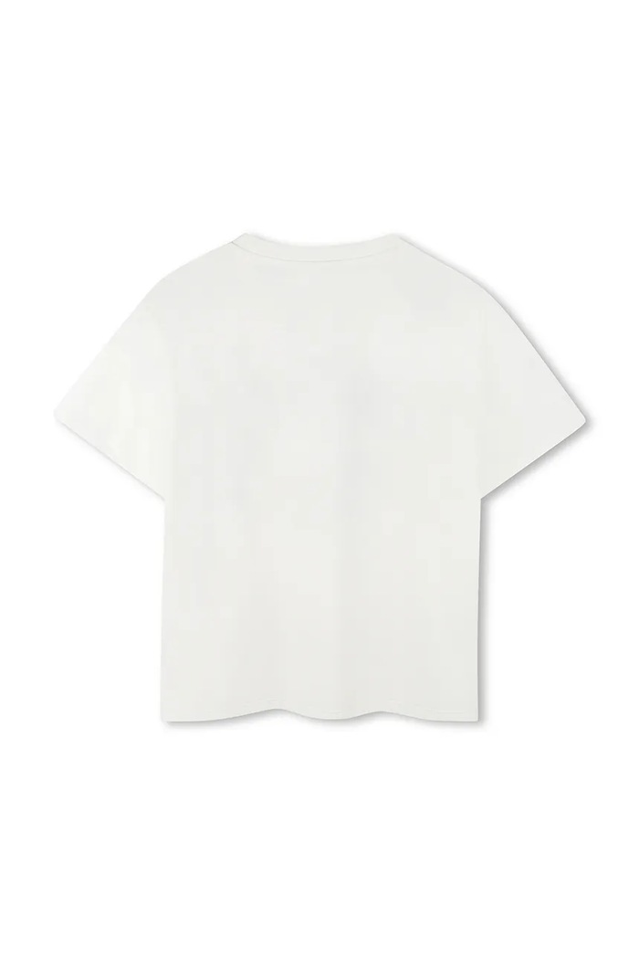Kenzo Kids t-shirt bawełniany dziecięcy K61508.114.150 biały AW25