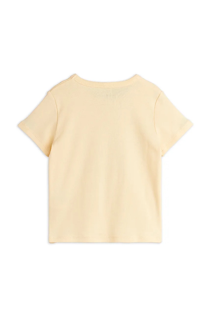 Chłopiec Mini Rodini t-shirt bawełniany dziecięcy Dino 25720132 beżowy
