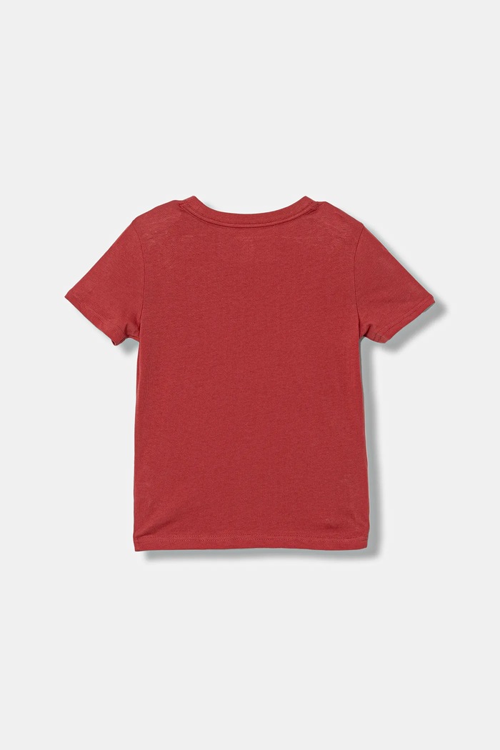 Chlapec Detské bavlnené tričko Tommy Hilfiger 2-pak UK0UK00073.9BYA červená