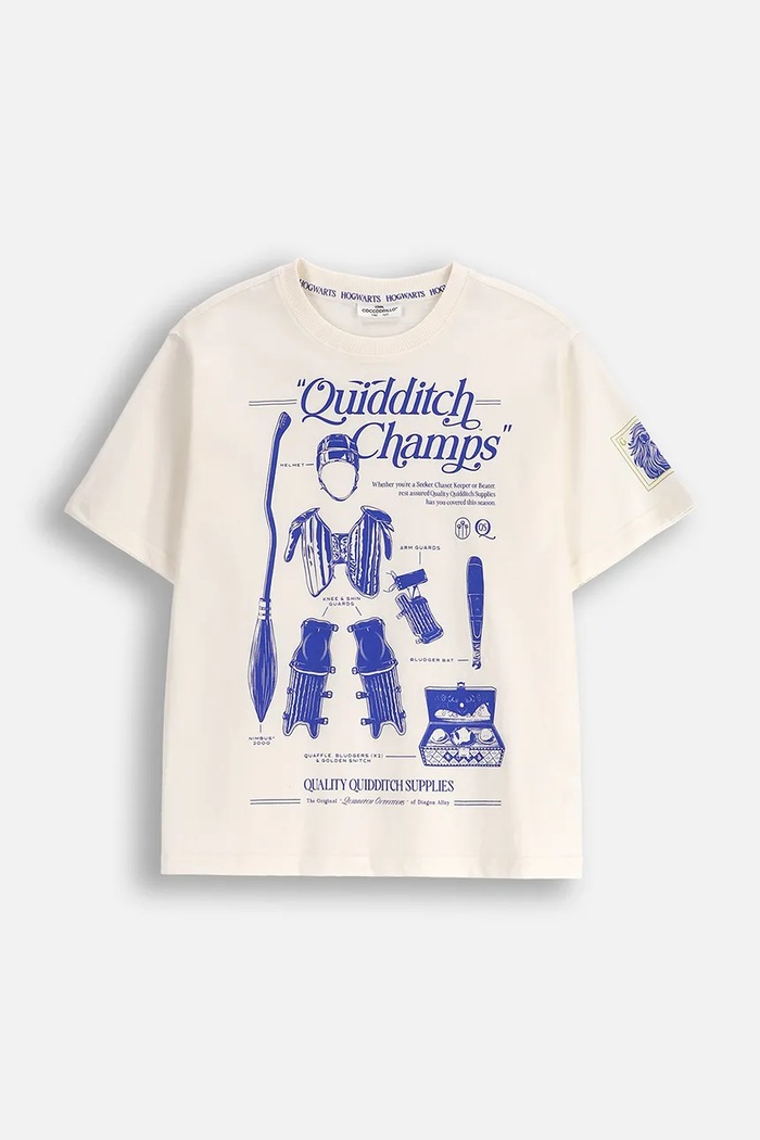 Coccodrillo tricou de bumbac pentru copii ZC5143201LBW bej AW25