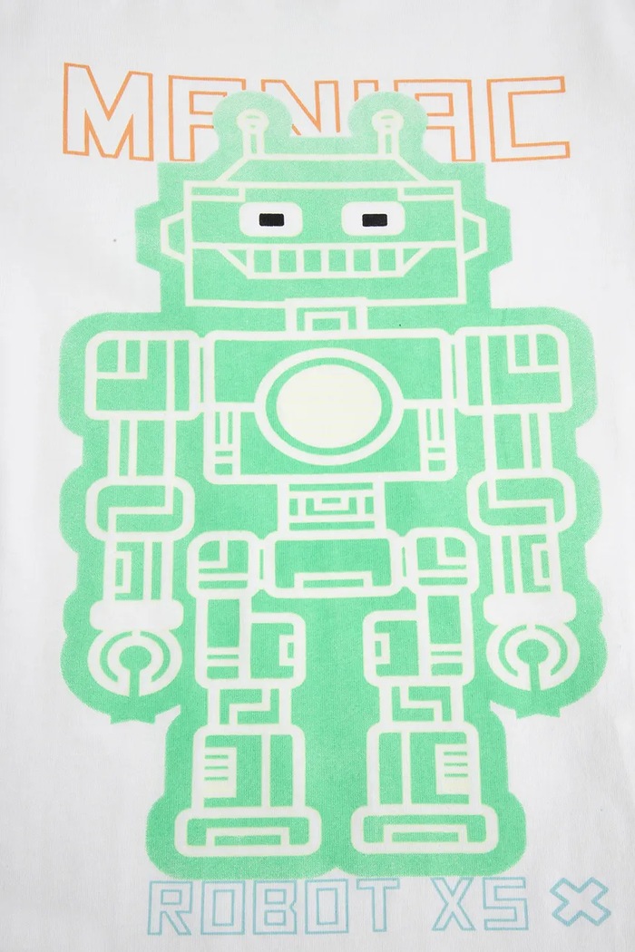 Coccodrillo t-shirt bawełniany dziecięcy biały ZC5143202XBK