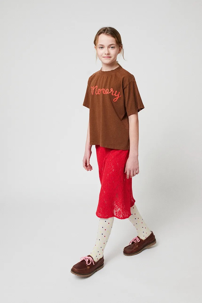 Bobo Choses t-shirt bawełniany dziecięcy Memory 225BC001