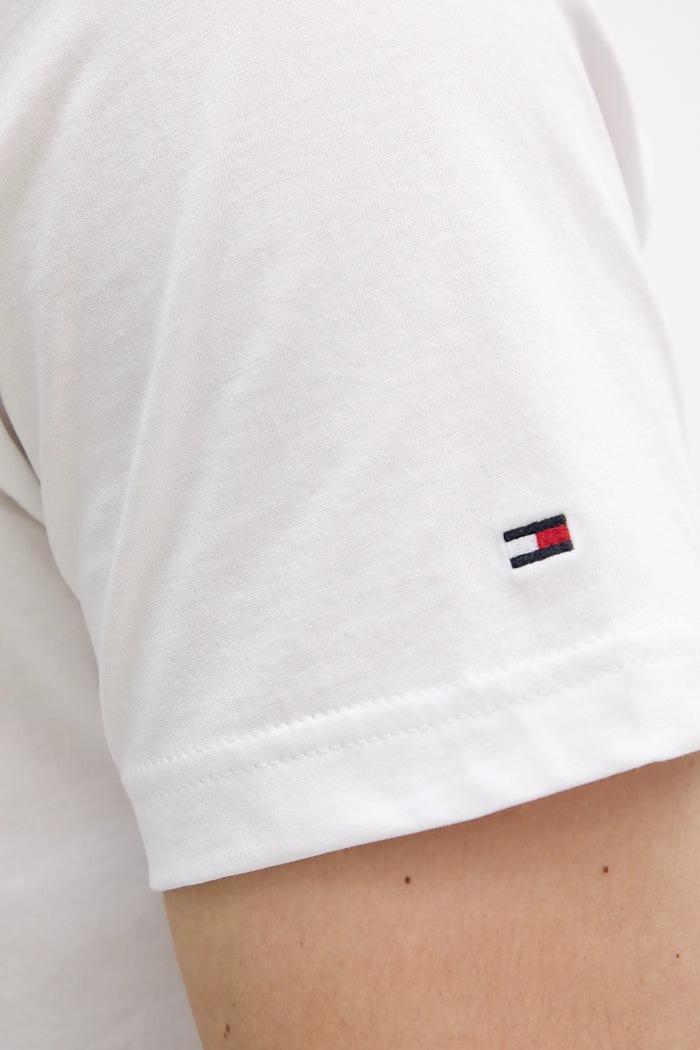 Tommy Hilfiger tricou din bumbac MW0MW40324 alb