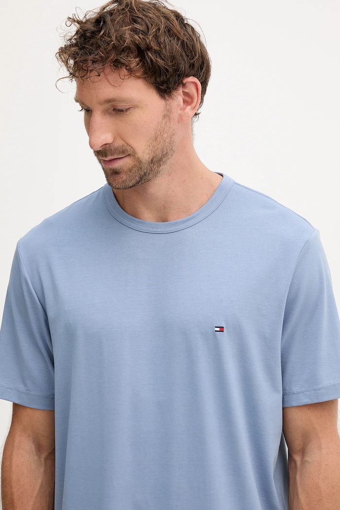 Îmbrăcăminte Tommy Hilfiger tricou MW0MW37313 albastru