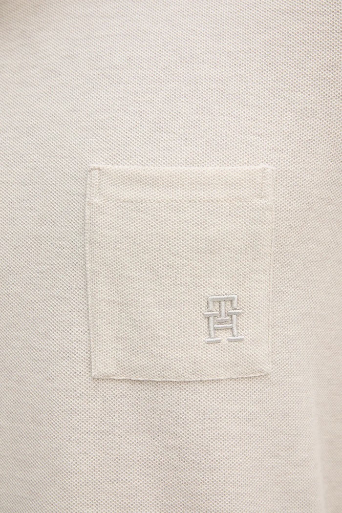 Bavlnené tričko Tommy Hilfiger MW0MW39365 béžová
