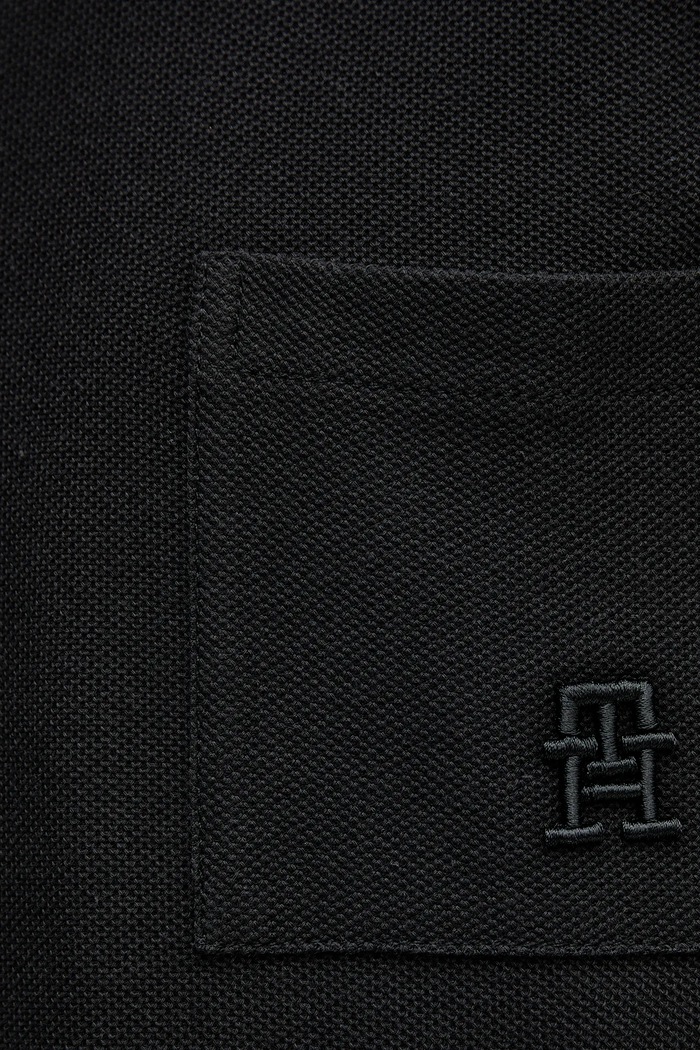 Βαμβακερό μπλουζάκι Tommy Hilfiger MW0MW39365 μαύρο