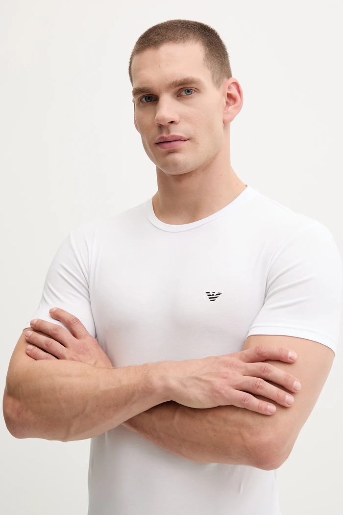 Tričko Emporio Armani Underwear biela EM000379.AF14133