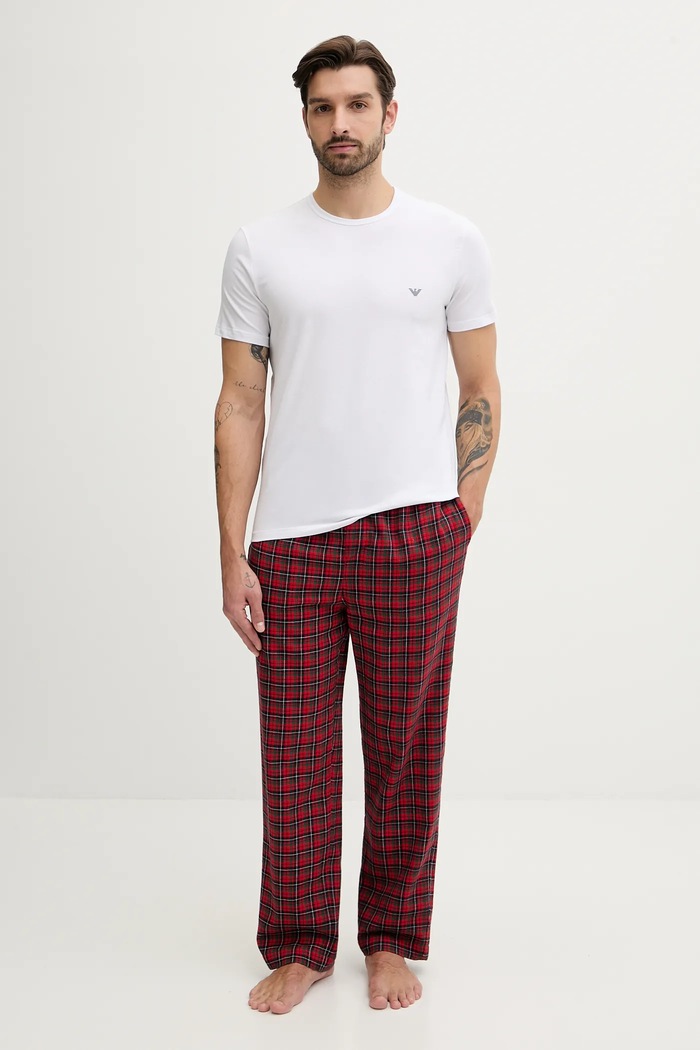 Emporio Armani Underwear basic tričko pánske bavlnené s elastanom 2-pack EM000391.AF14132 biela SS26