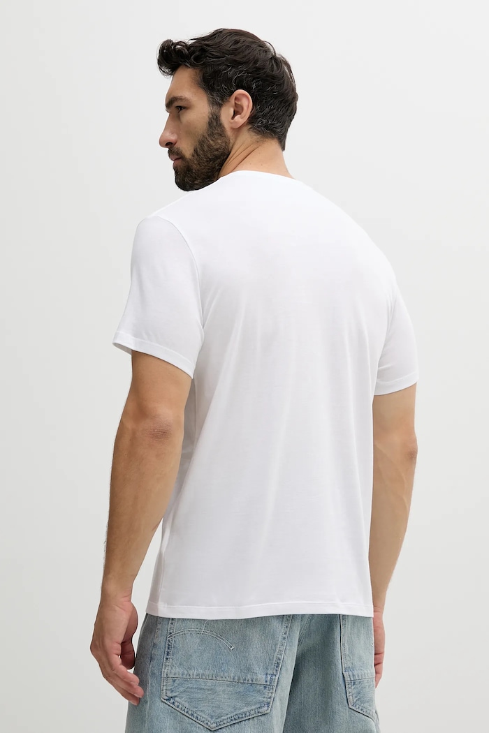 Bavlněné tričko Calvin Klein LV04RC854G bílá AW25