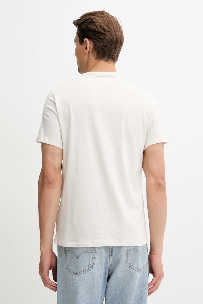 Oblečení Bavlněné tričko Calvin Klein LV04RC854G béžová