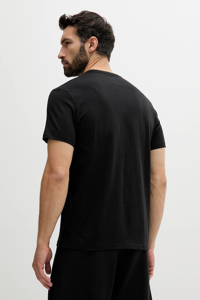 Pamučna majica Calvin Klein LV04RC854G crna AW25