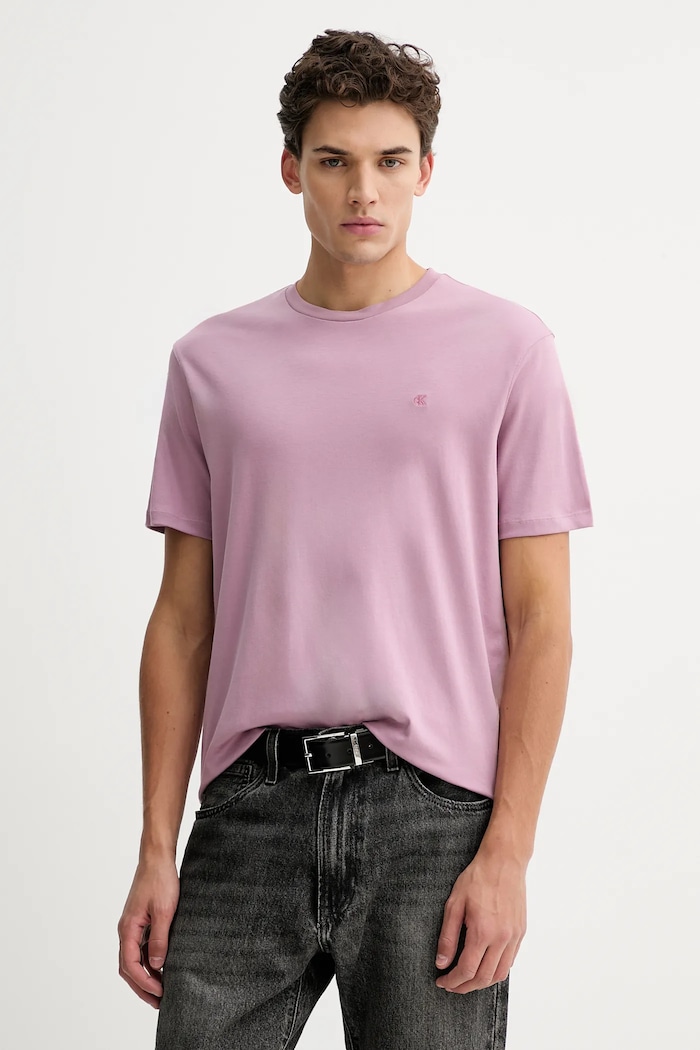 Calvin Klein tricou din bumbac violet LV04LB275G