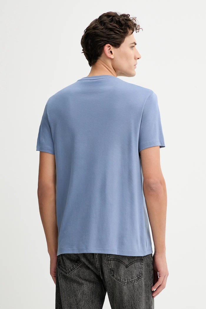 Oblečenie Bavlnené tričko Calvin Klein LV04LB275G modrá