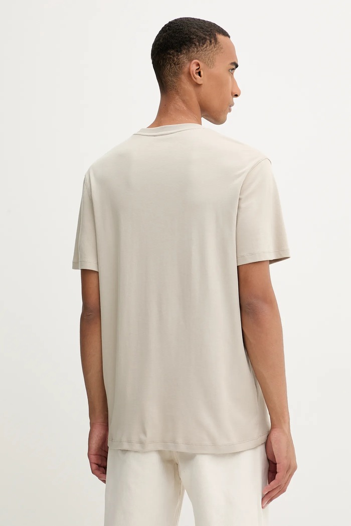 Oblečenie Bavlnené tričko Calvin Klein LV04LB275G béžová