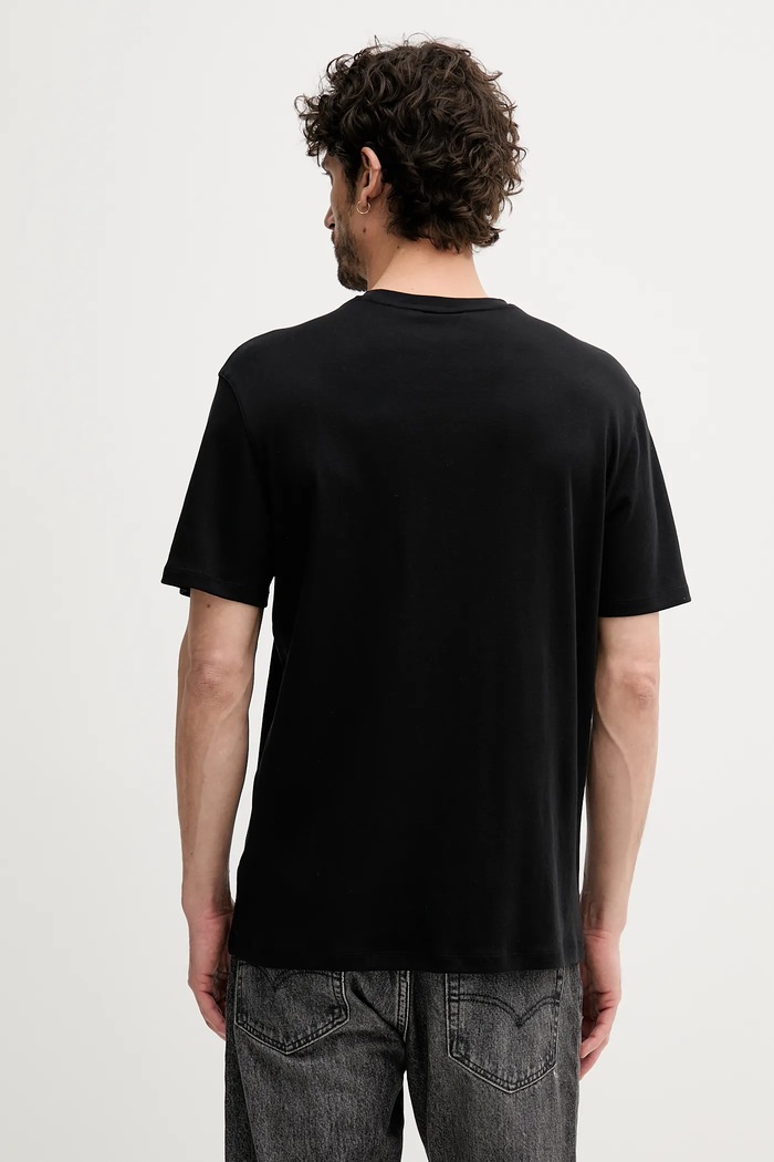 Bombažna kratka majica Calvin Klein LV04LB275G črna SS26