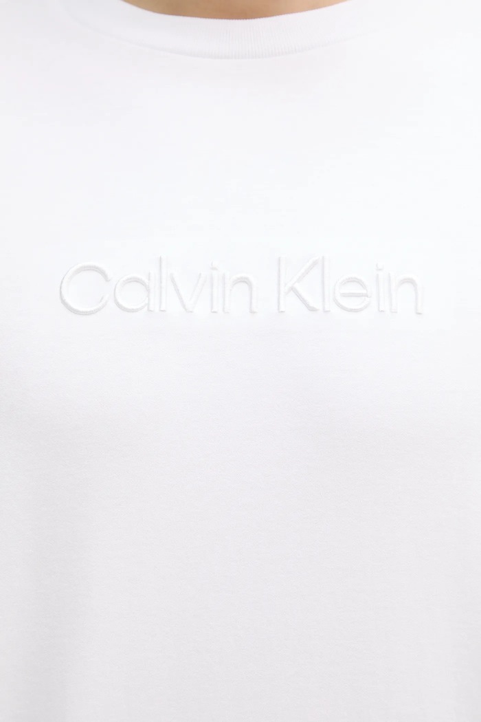 Pamučna majica Calvin Klein bijela LV04LC206G