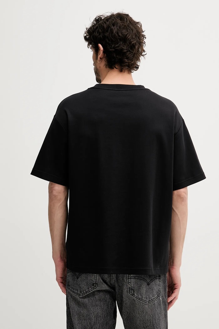 Calvin Klein t-shirt bawełniany LV04LC206G czarny AW25