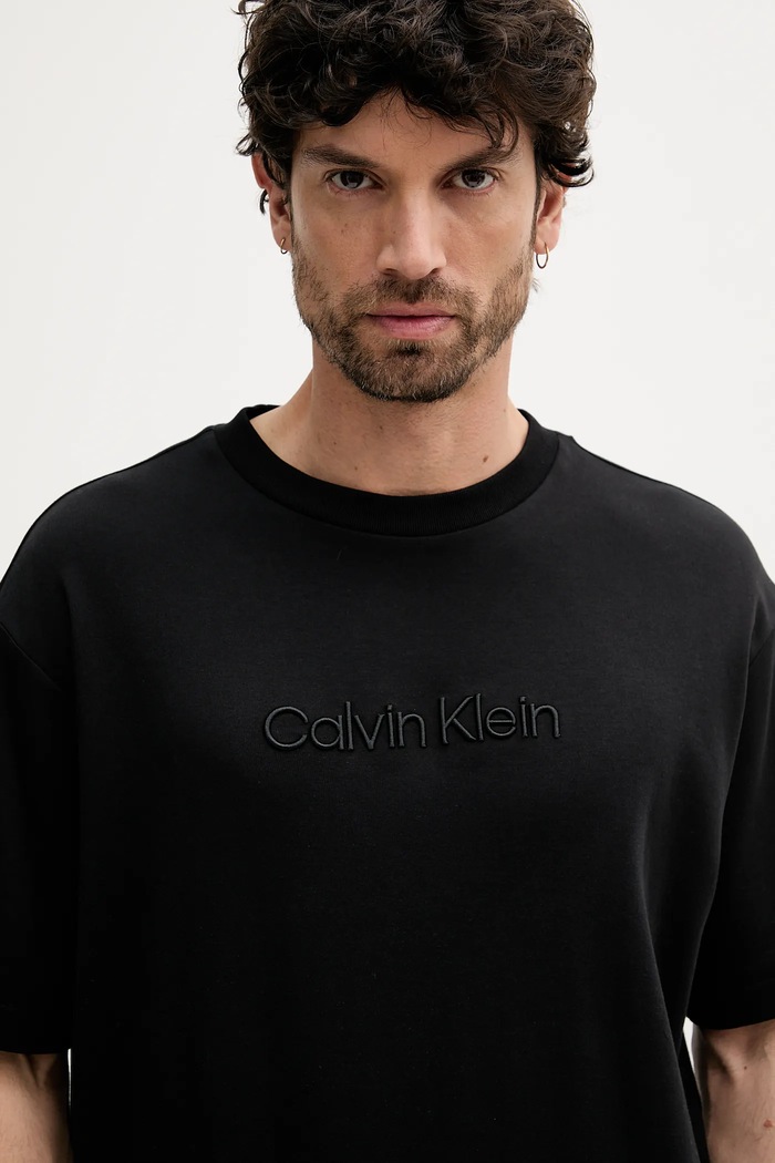 Odzież Calvin Klein t-shirt bawełniany LV04LC206G czarny