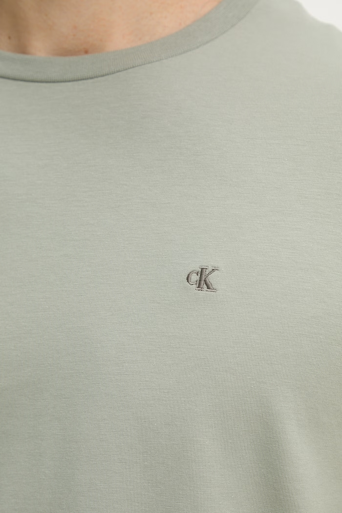 Calvin Klein tricou pentru bărbați din bumbac cu elastan LV04LC240G verde