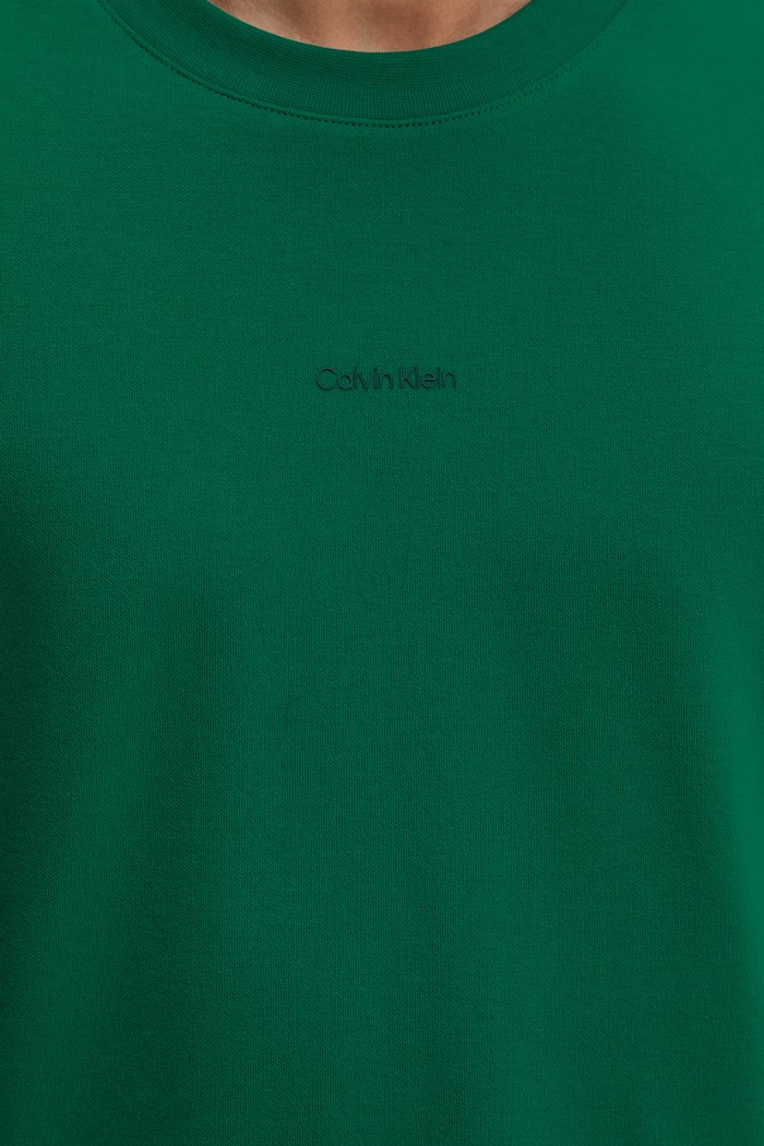 Calvin Klein tričko pánske bavlnené s elastanom LV04LC241G zelená