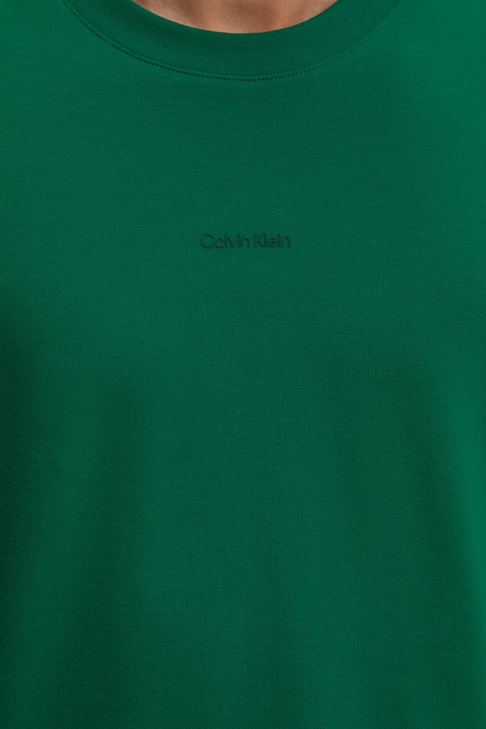 Calvin Klein tričko pánske bavlnené s elastanom LV04LC241G zelená