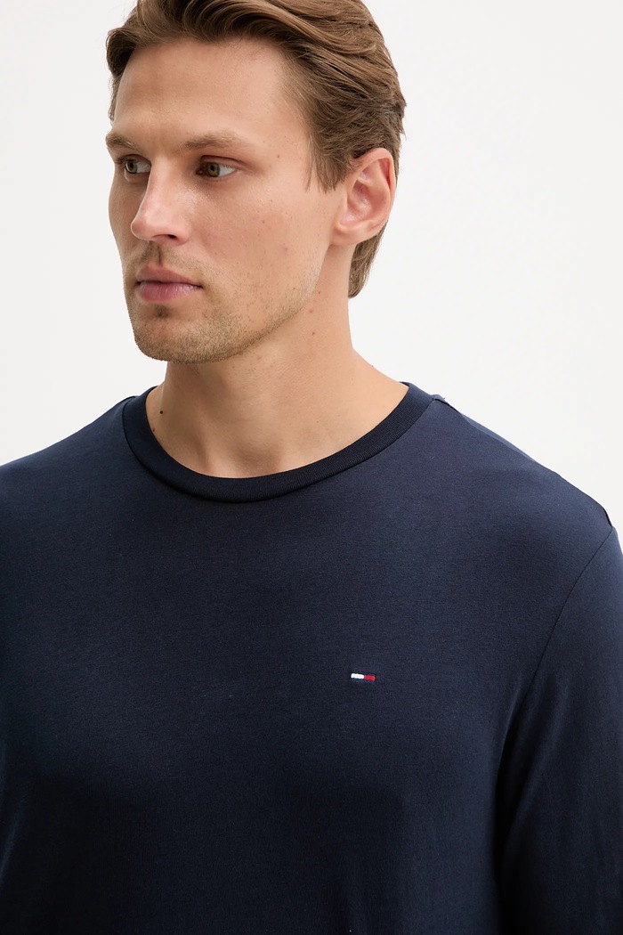 Bavlněné tričko s dlouhým rukávem Tommy Jeans 2-pack DM0DM22148