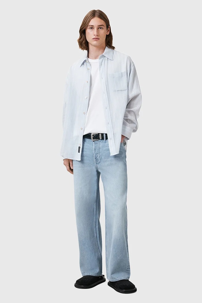 Bavlnené tričko AllSaints SONNY M007JC biela