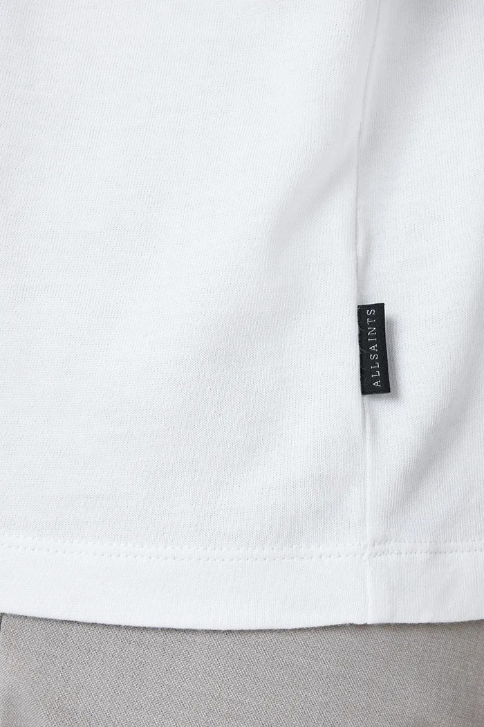 Îmbrăcăminte AllSaints tricou SLATER M009JC alb