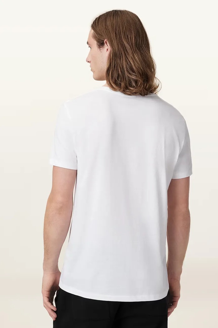 Îmbrăcăminte AllSaints tricou bărbătesc din bumbac TONIC pachet de 3 M029JB alb