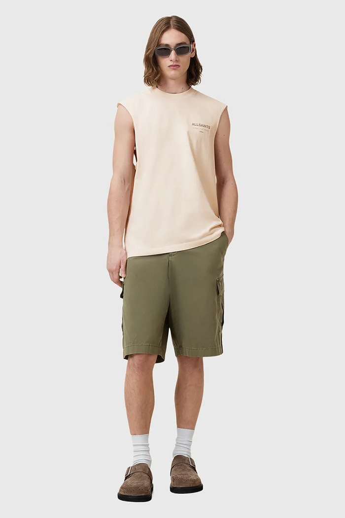 AllSaints T-shirt męski bawełniany UNDERGROUND M038PC