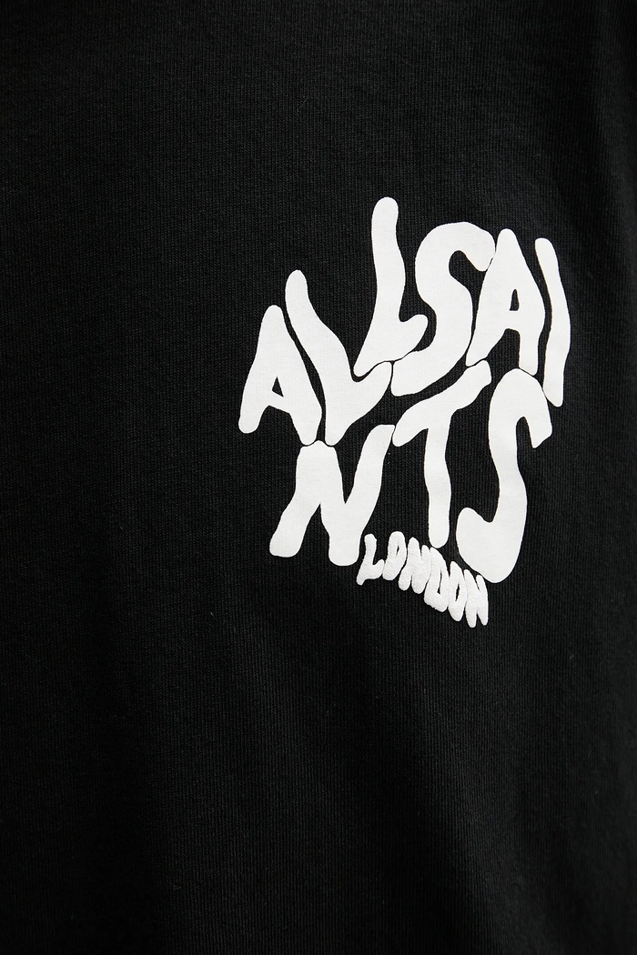 AllSaints tricou din bumbac ORLANDO M066PC negru
