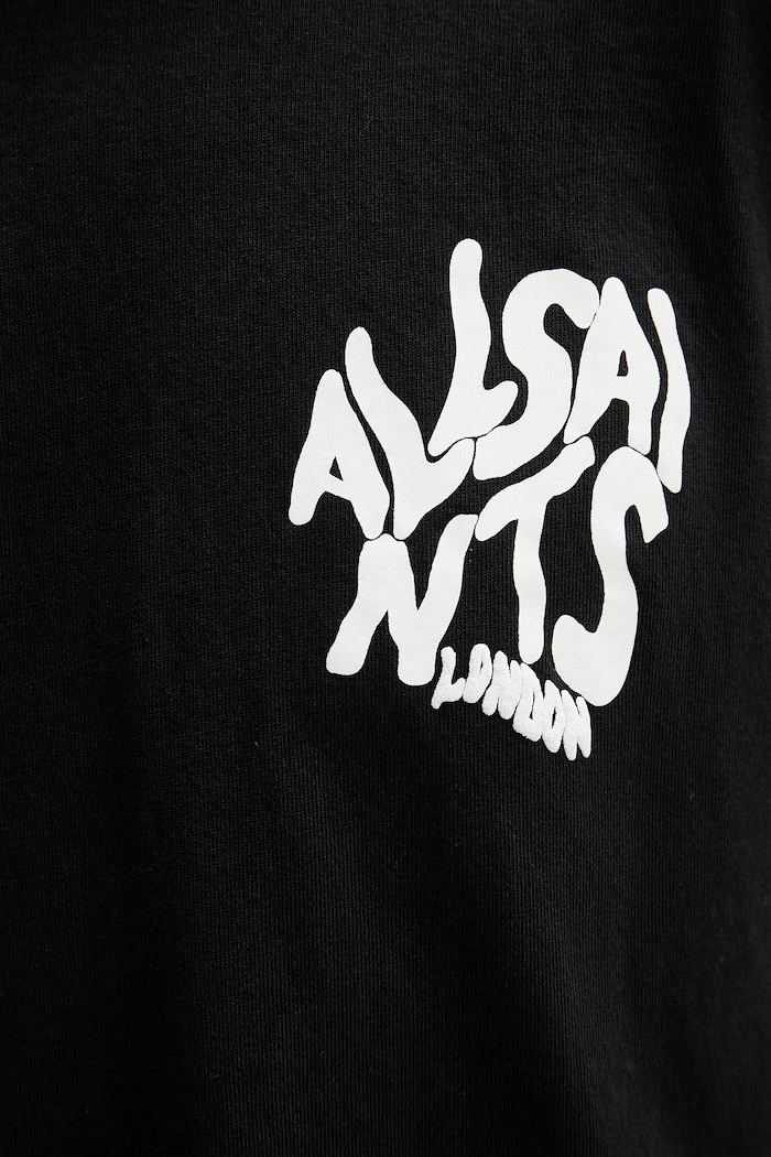 AllSaints tricou din bumbac ORLANDO M066PC negru