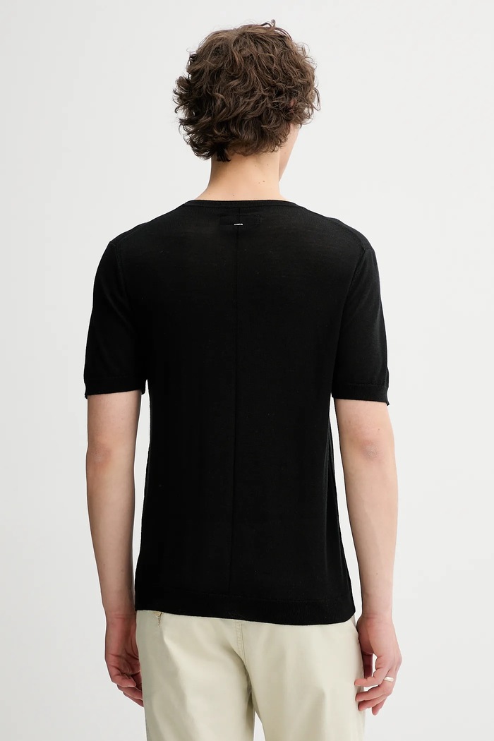 Oblečení Vlněné tričko Rag & Bone MBS25P017BM17 černá