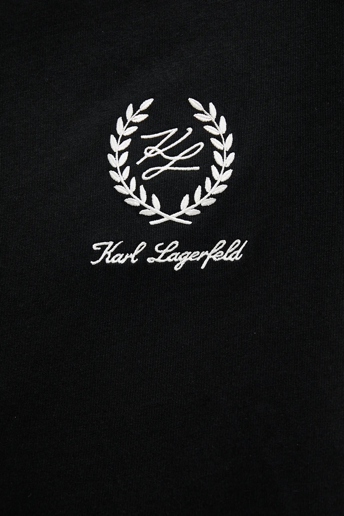 Karl Lagerfeld tricou din bumbac A3M44002 negru