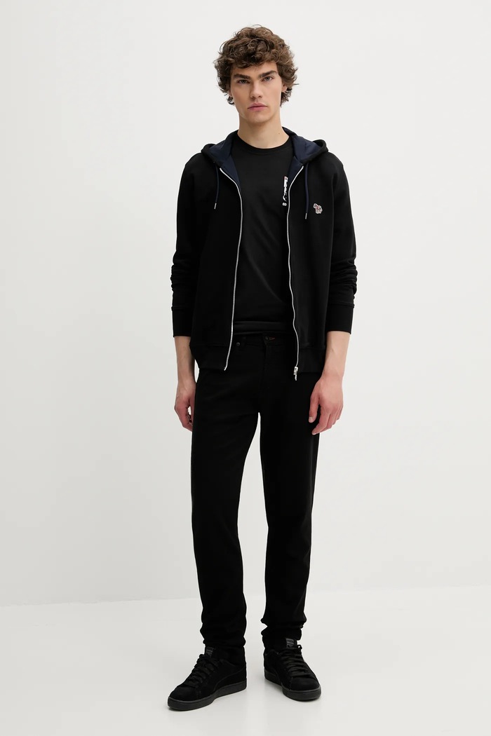 Βαμβακερό μπλουζάκι PS Paul Smith M2R.010R.TP5260 μαύρο AW25