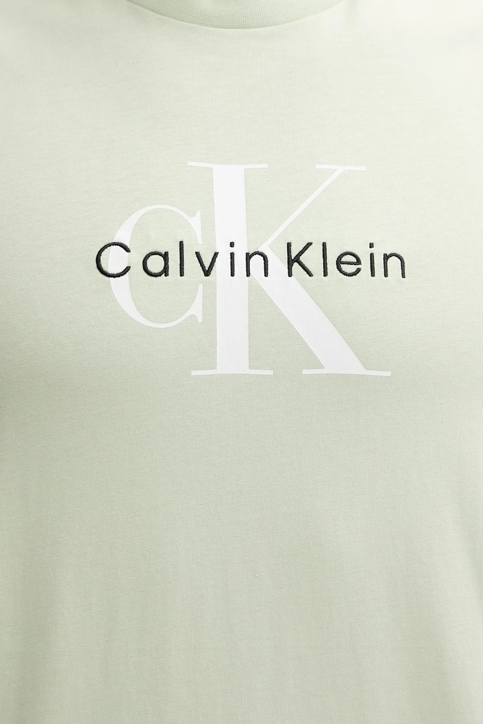 Calvin Klein Jeans tričko pánské bavlněné zelená LV04RB862G
