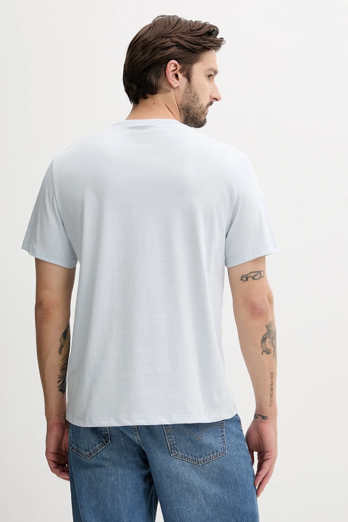 Calvin Klein Jeans majica za muškarce od pamuka LV04RB862G plava SS26