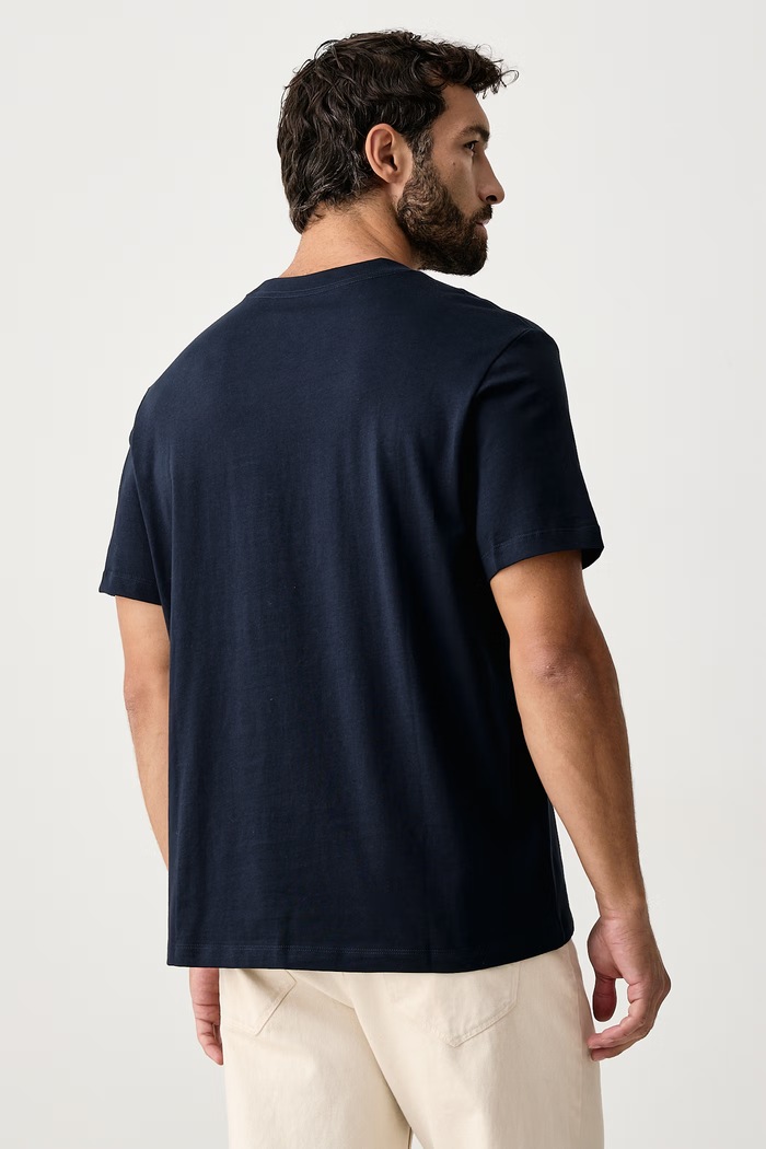 Odzież Calvin Klein Jeans T-shirt męski bawełniany LV04RB862G granatowy