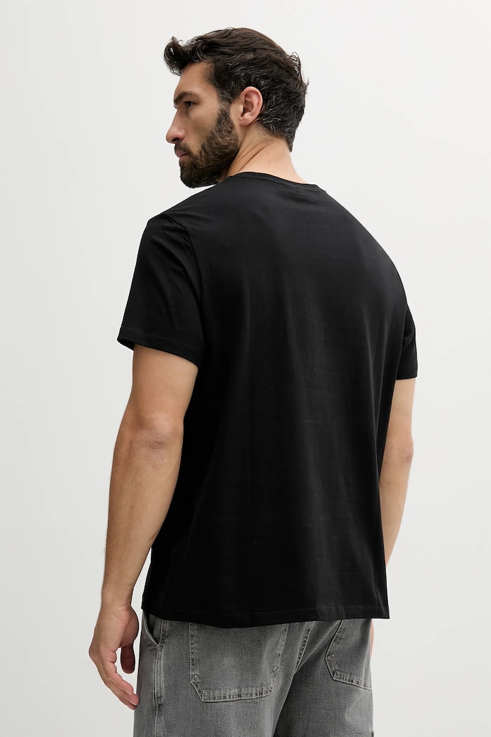 Calvin Klein Jeans tricou bărbătesc bumbac LV04RB862G negru SS26