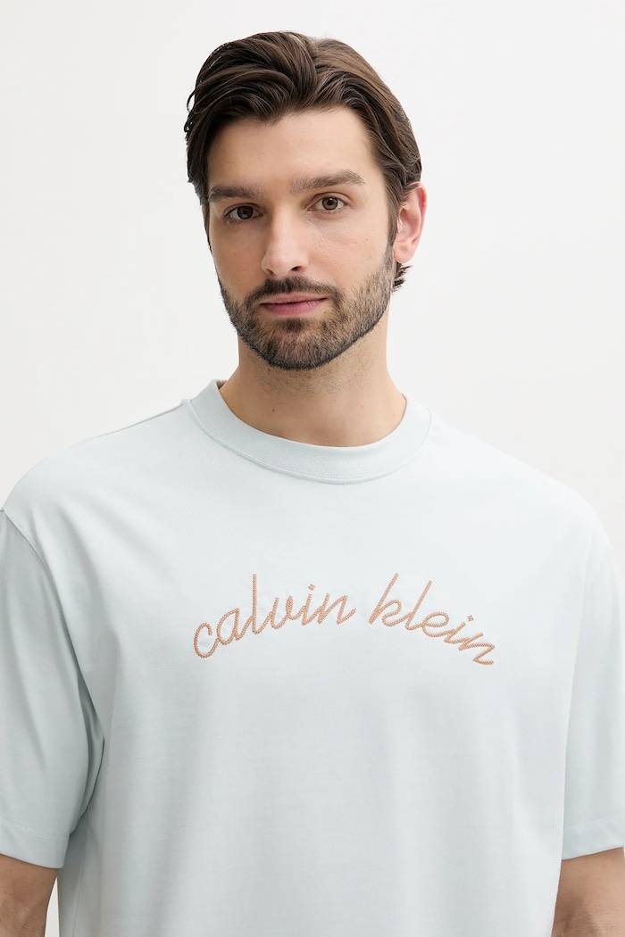 Odjeća Pamučna majica Calvin Klein Jeans LV04RC225G siva