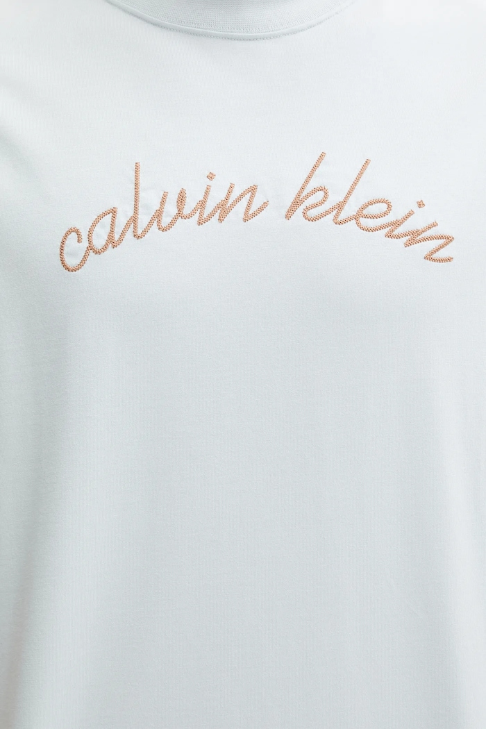 Pamučna majica Calvin Klein Jeans siva LV04RC225G