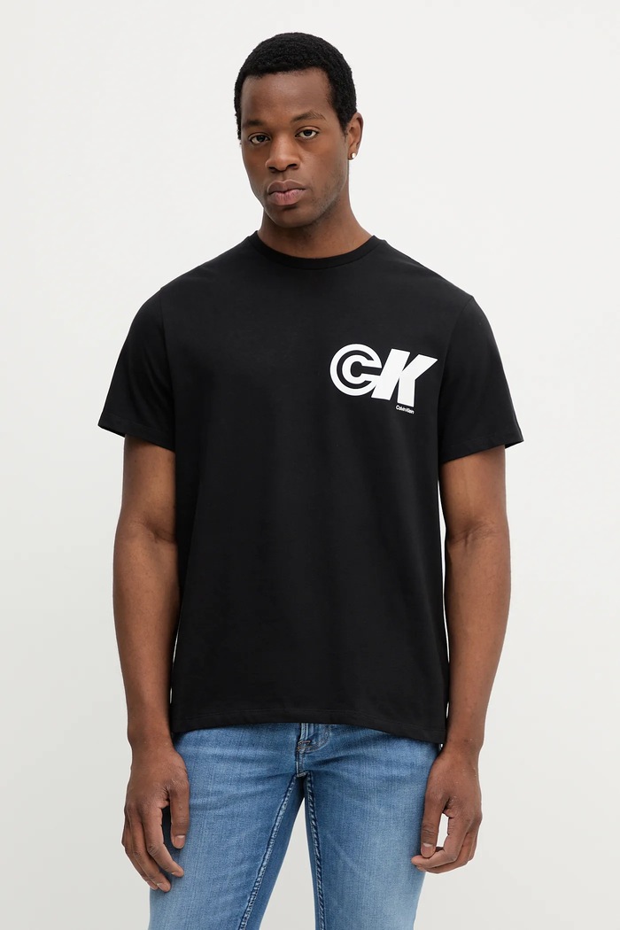 Дрехи Тениска Calvin Klein Jeans LV04RC835G черен